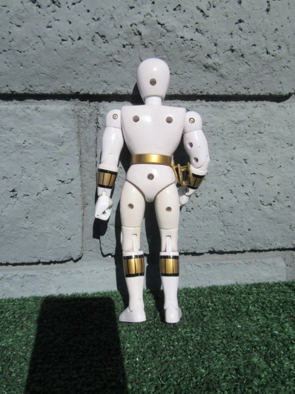 Vintage 1993 Bandai White Mighty Morphin Power Rangers No Sword 8